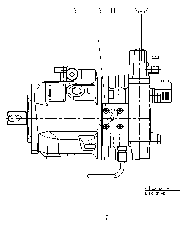 A A10VSO100 DFEO/31R-PPA12K37 -SO341 — Zeichnung