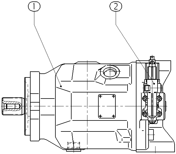 AH A10V O110 DFR1/31R-VSC12N00 -SO974 — Zeichnung