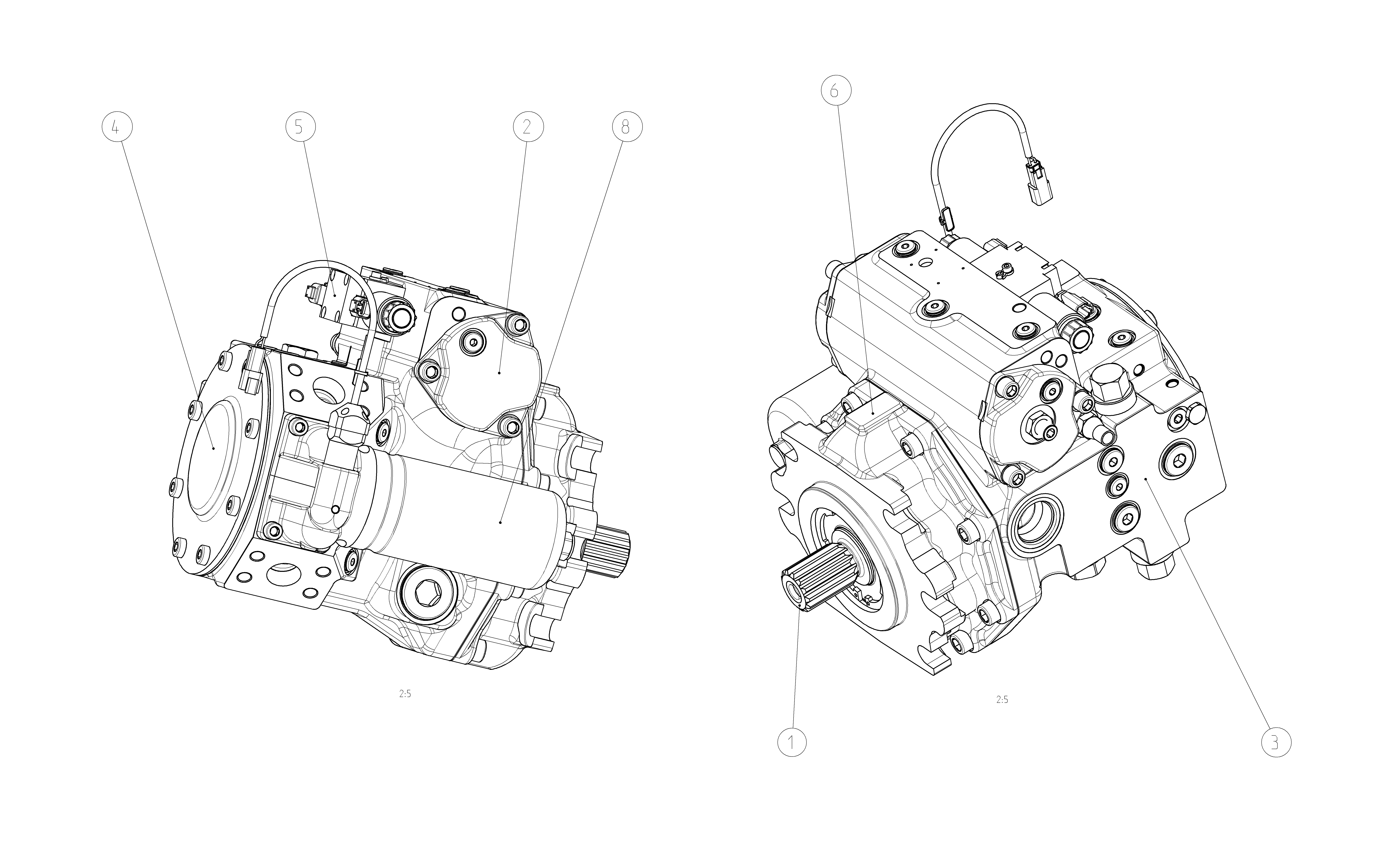 AXIAL-PISTON PUMP — Zeichnung