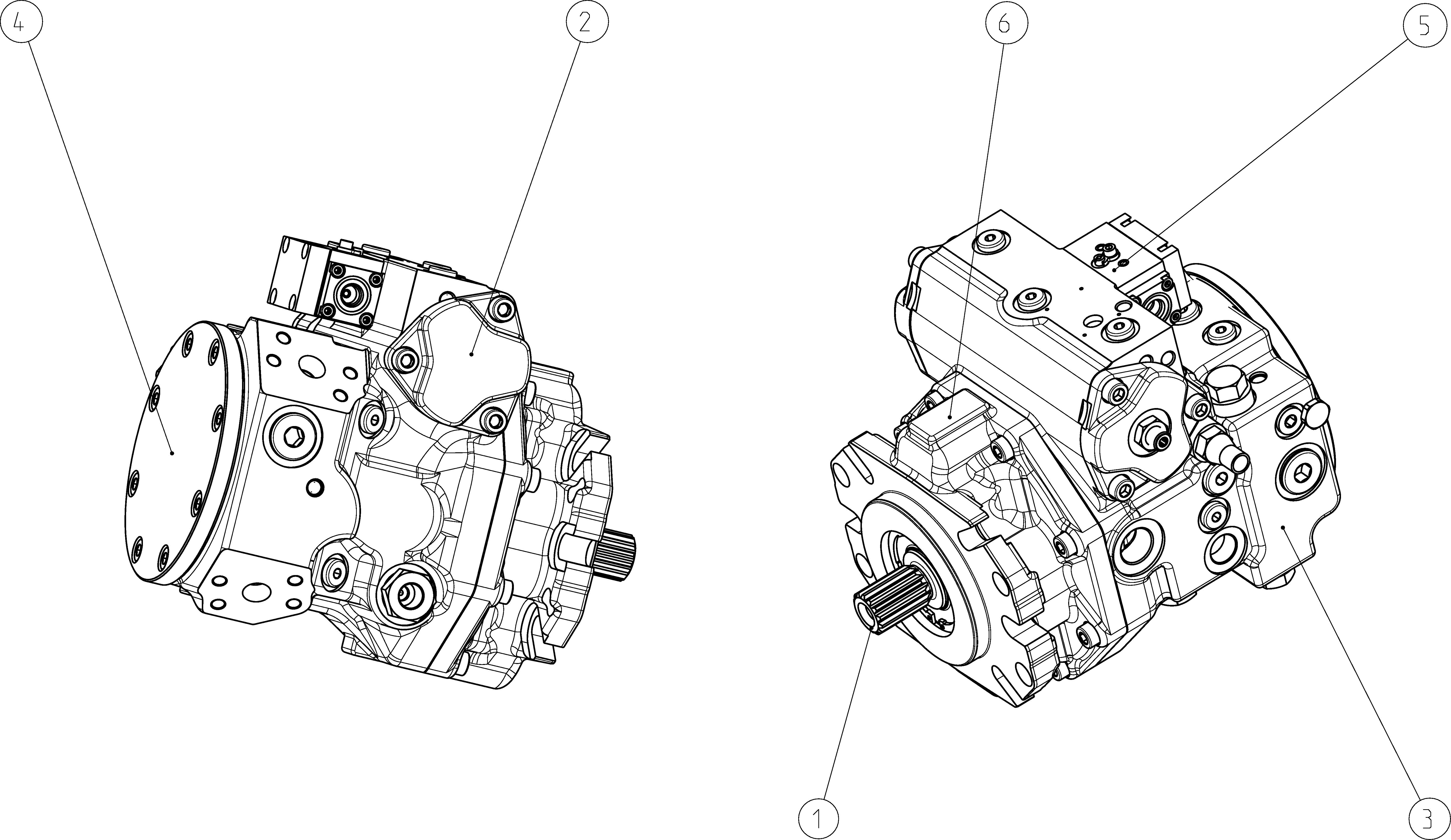 A4VG065HP1D0000/40XLNC6S71U0000DE00-S — Zeichnung