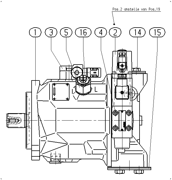 A A10V O 71 DFEO/31R-PSC12N00 — Zeichnung