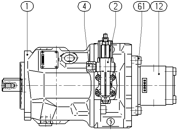 A A10VSO 45 DFR /31R-VPA12G80 — Zeichnung