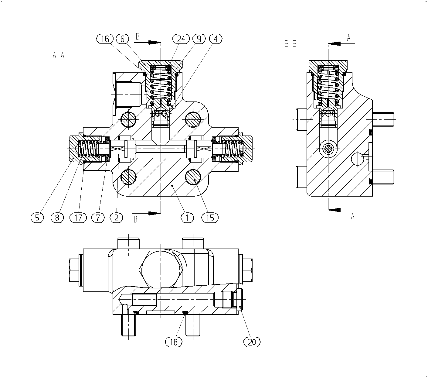 FLUSH/BOOST PRESSURE VALVE — Zeichnung