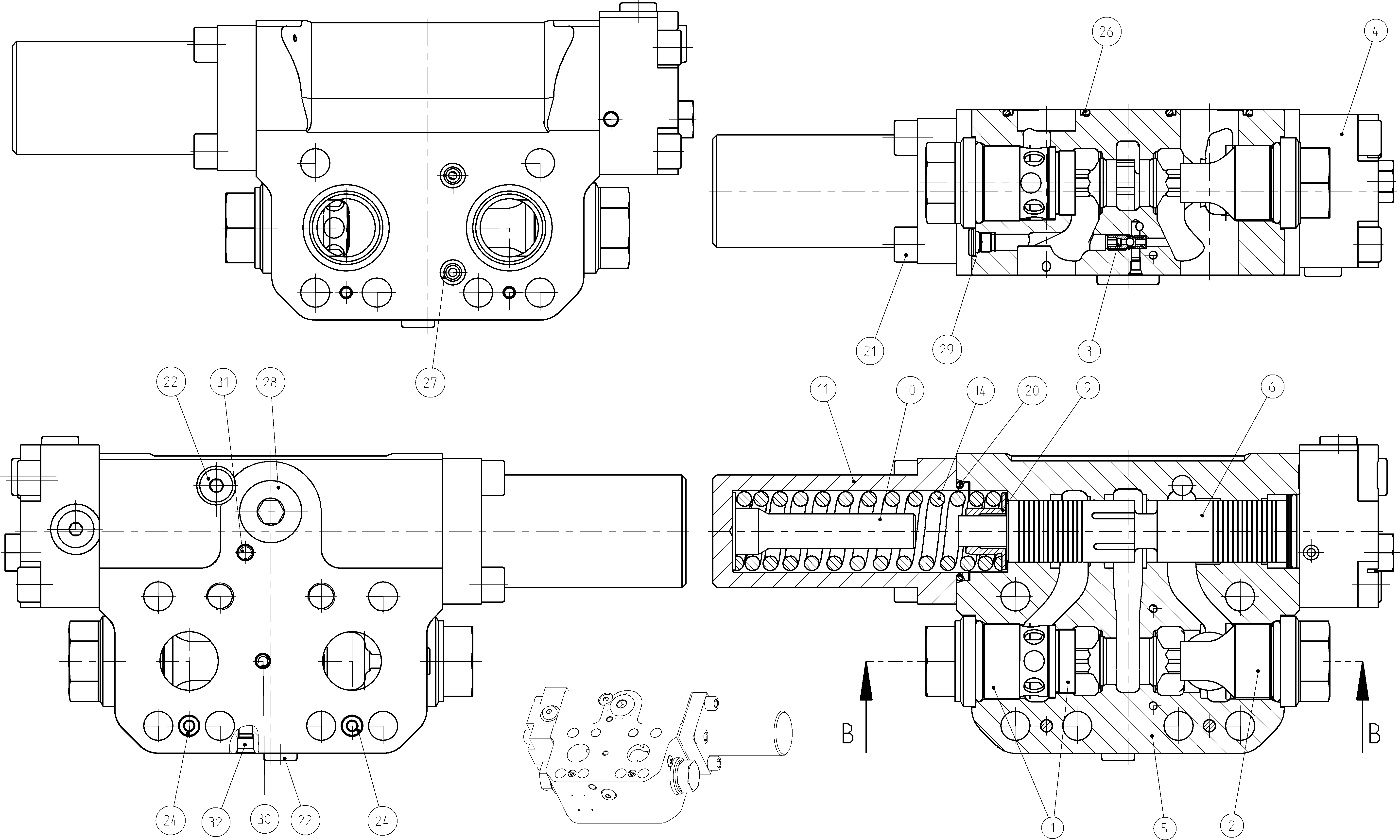 BRAKE VALVE — Zeichnung