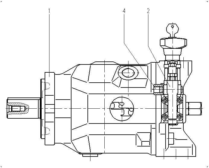 A A10VSO 71 DFR1/31R-PPA12N00 -SO155 — Zeichnung