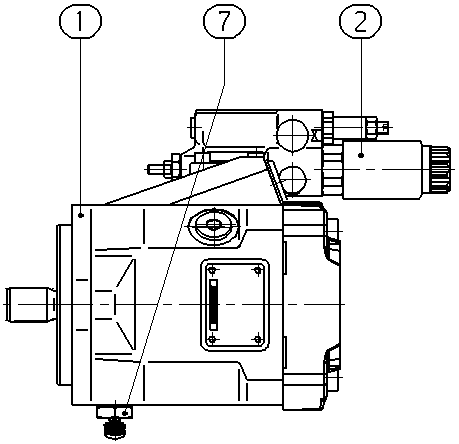 A A10V O 28ED 73/52R-VSC11N00P -S2583 — Zeichnung