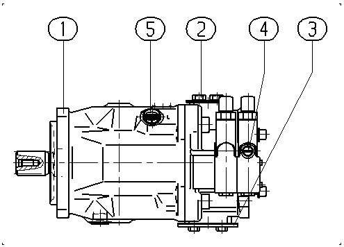 APA10VO140DFR1/31R-VSD12K02-S1076 — Zeichnung