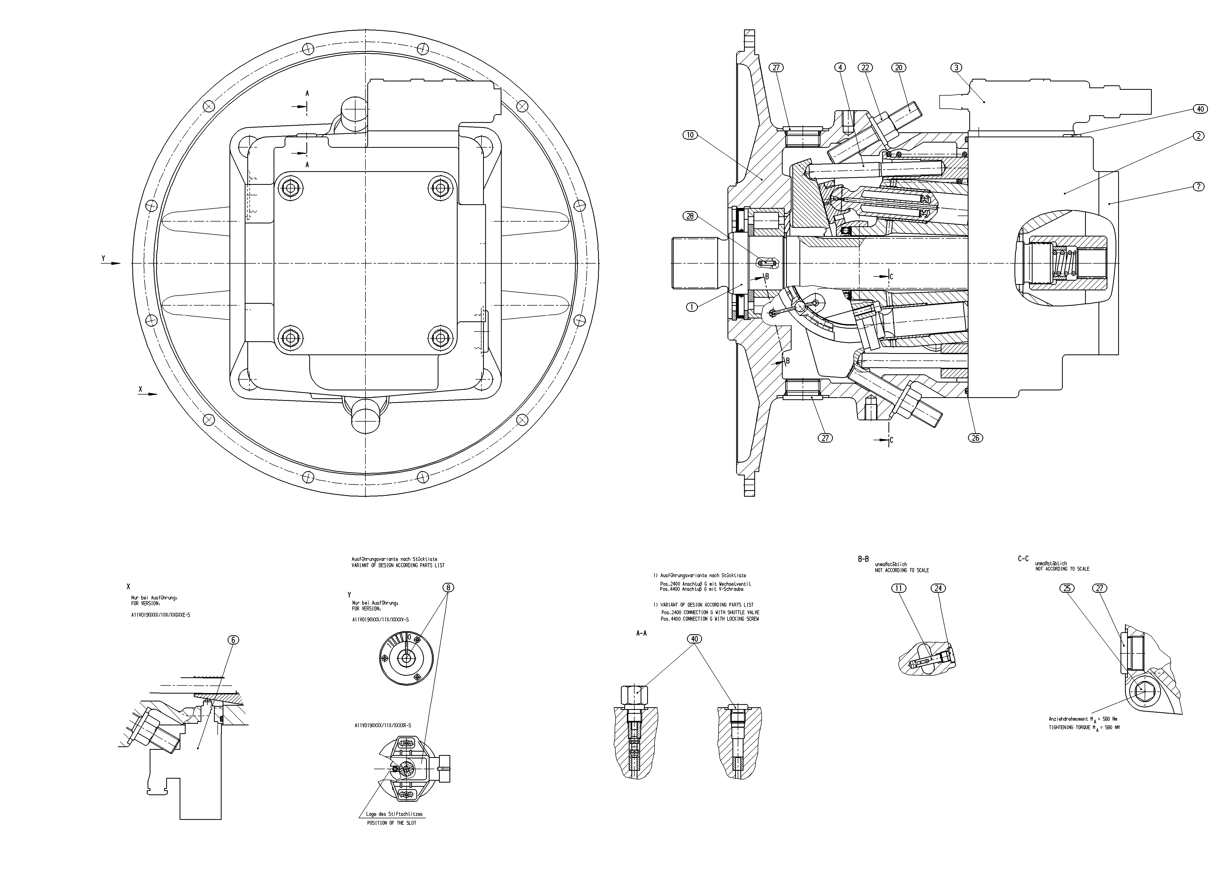 AXIAL-PISTON PUMP — Zeichnung