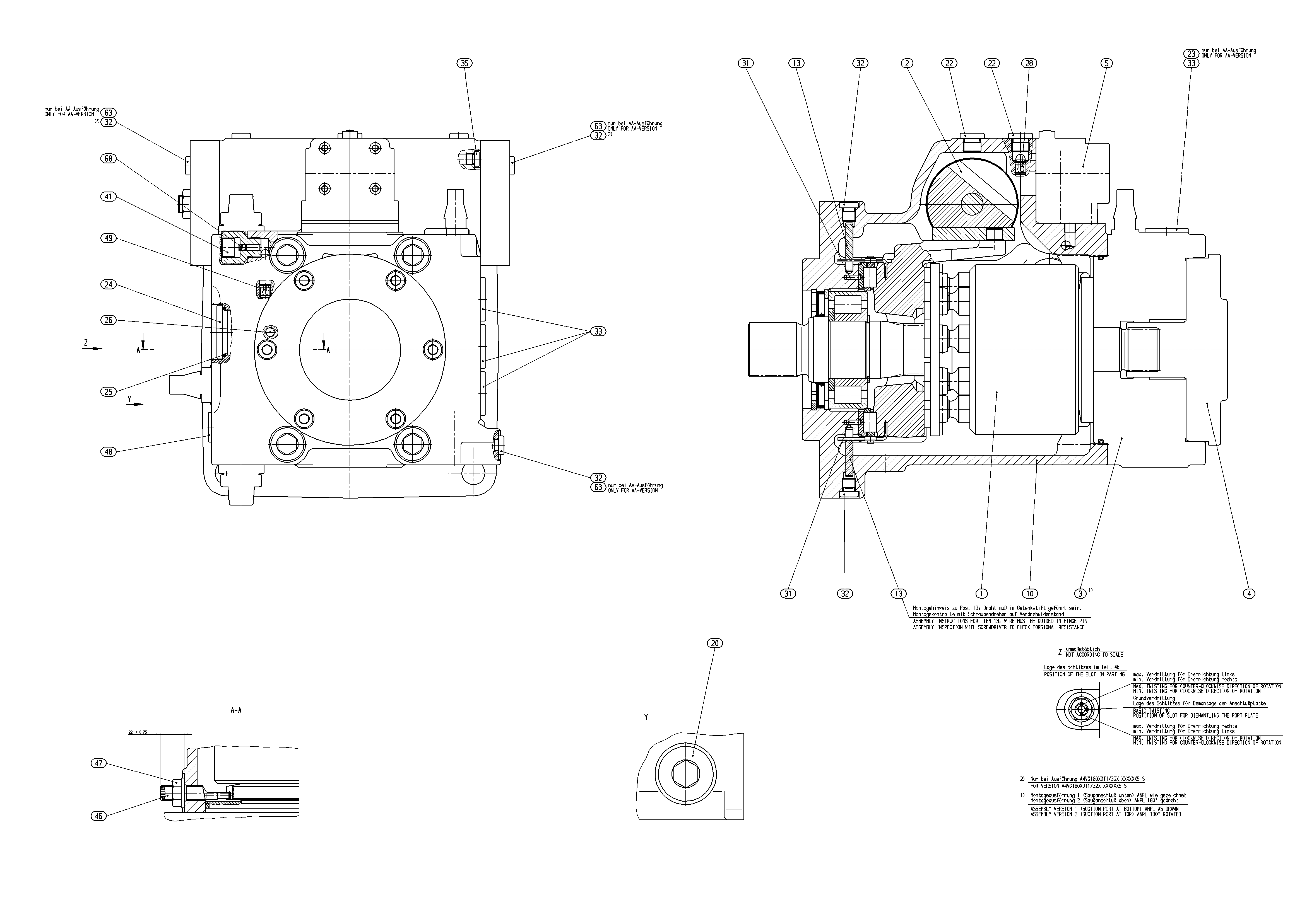 AXIAL-PISTON PUMP — Zeichnung