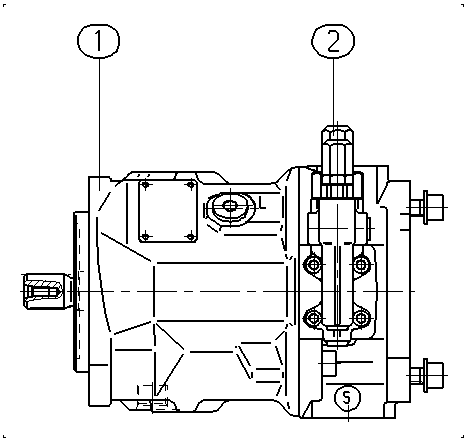 AL A10V O100 DFR1/31R-VSC12K52 -S1947 — Zeichnung