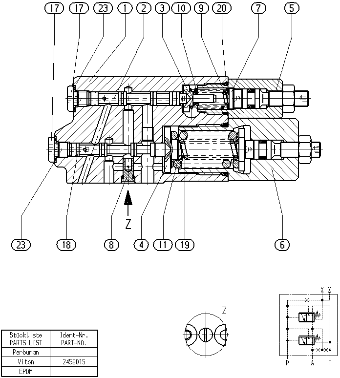 CONTROL VALVE — Zeichnung