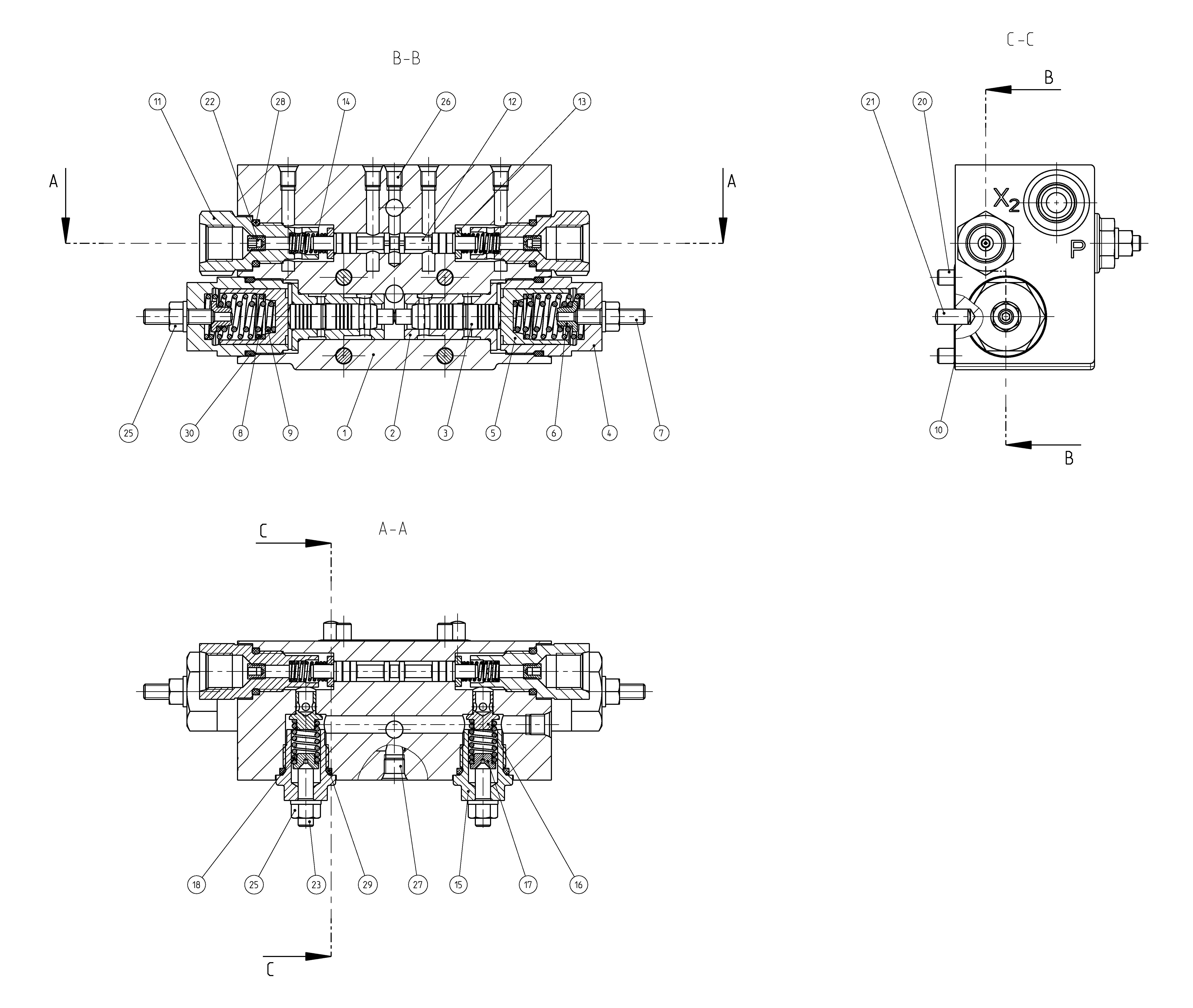 TORQUE-PRESSURE CONTROL VALVE — Zeichnung