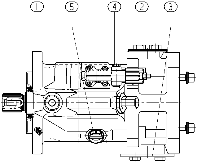 AXIAL-PISTON PUMP — Zeichnung