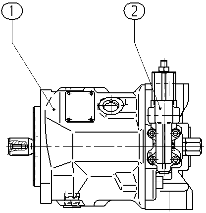A A10V O 28 DR /31R-VSC62N00 -SO 97 — Zeichnung