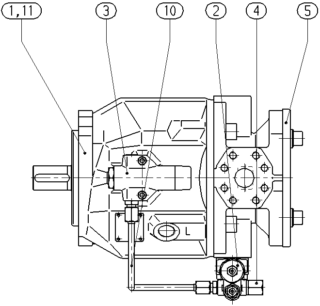 A A10VSO 71 DFLR/31R-VPA12K68 -SO200 — Zeichnung
