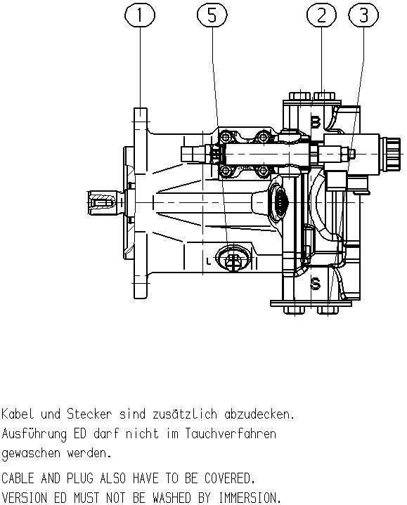 AXIAL-PISTON PUMP — Zeichnung