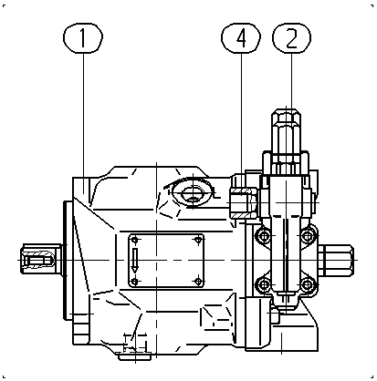 A A10VSO 18 DFR1/31R-PPC12N00 — Zeichnung