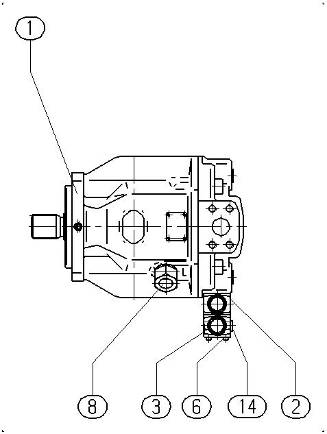 AH A10V O140 DFR1 /31R-PSD12N00 -S2247 — Zeichnung