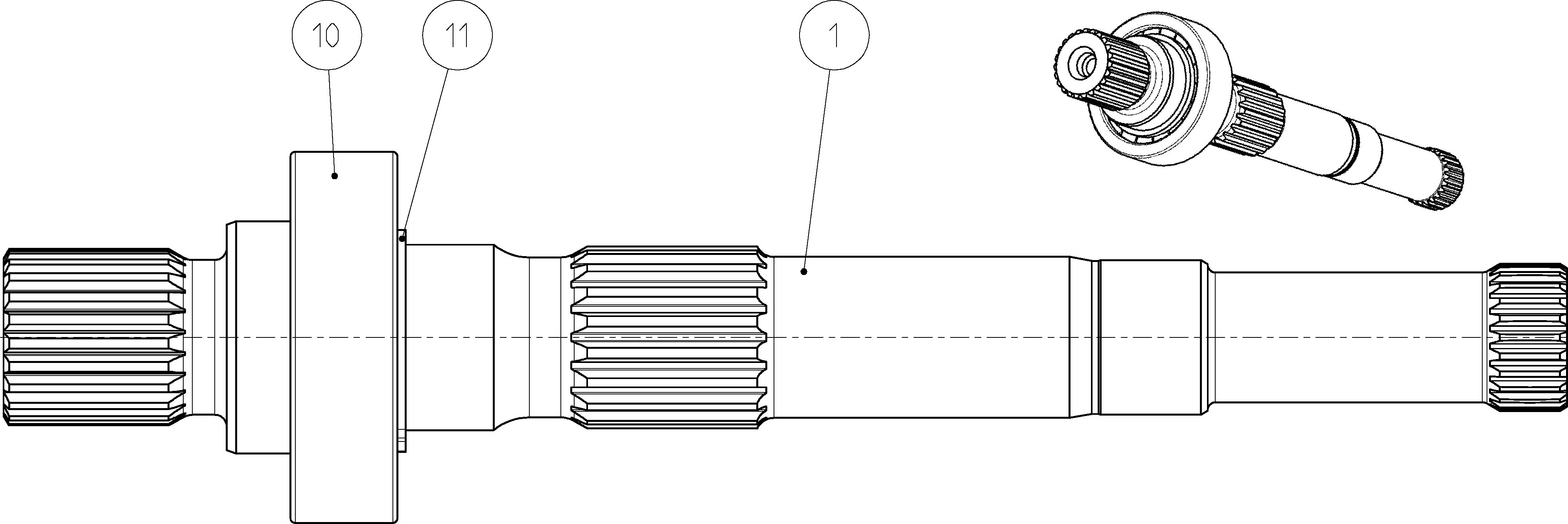 DRIVE SHAFT — Zeichnung
