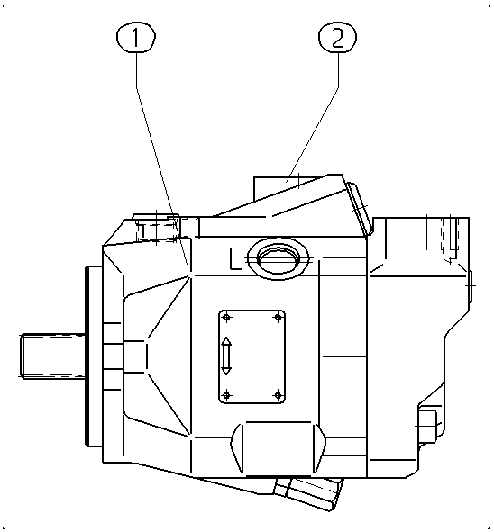 A A10V M 45 DG /52W1-PRC95N000 -SO286 — Zeichnung