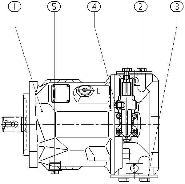 AP A10V O100 DFR1/31R-VSC62K04 -SO481 — Zeichnung