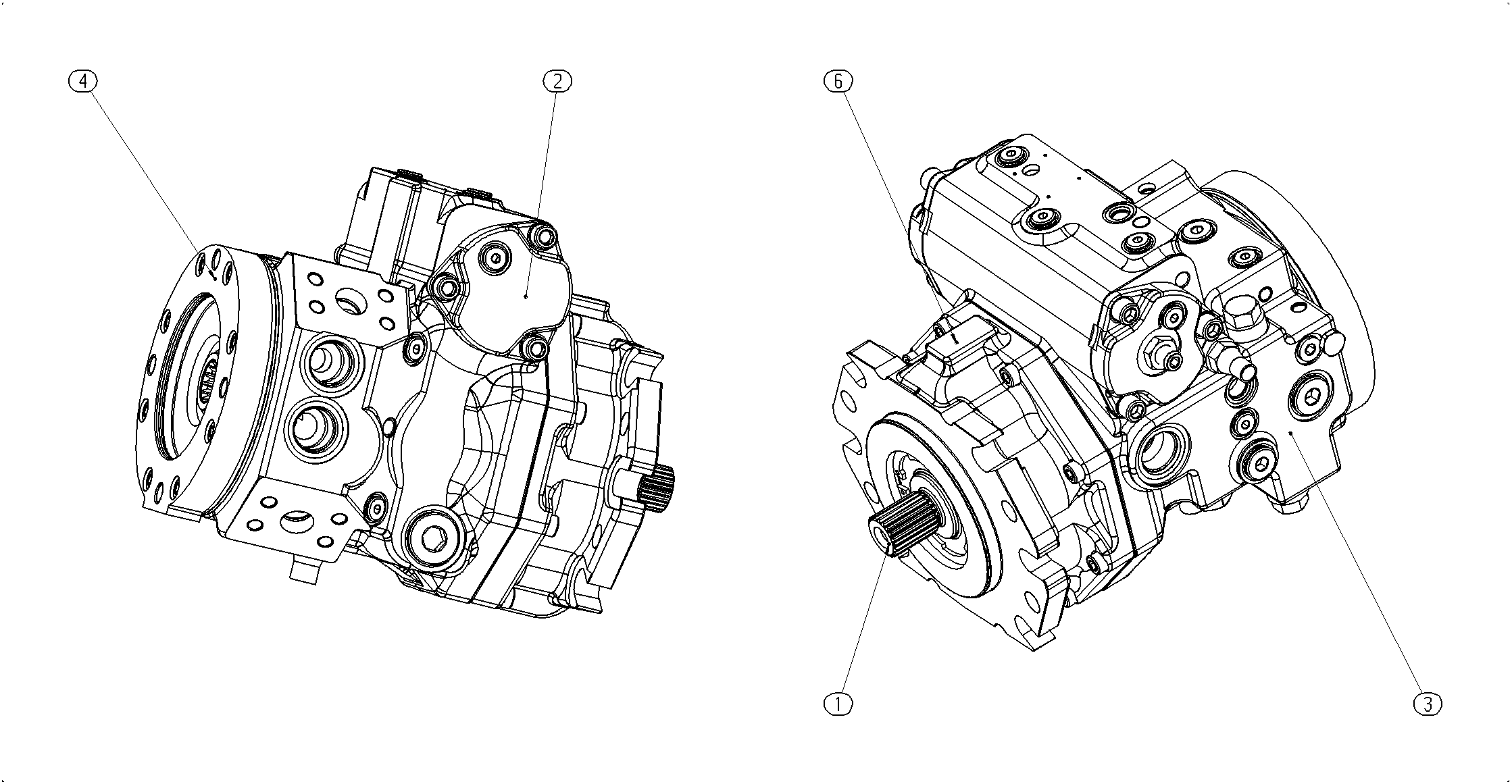 AXIAL-PISTON PUMP — Zeichnung