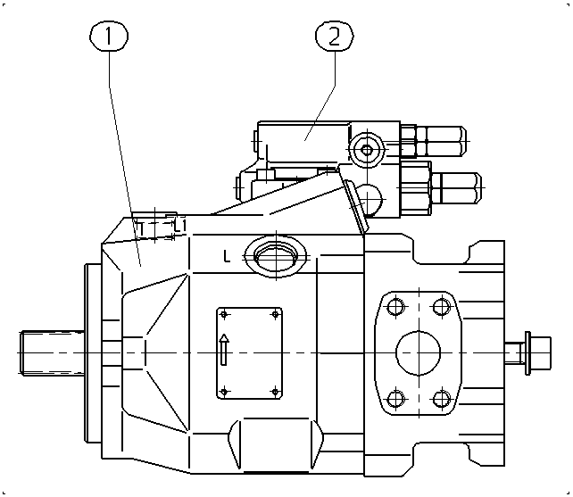 AXIAL-PISTON PUMP — Zeichnung