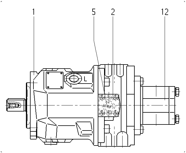 AA10VSO71DG/31L-PPA12G40 — Zeichnung