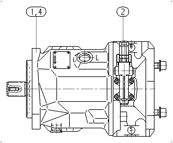 A A10V O 28 DR /31R-VSC62K01 -S1131 — Zeichnung