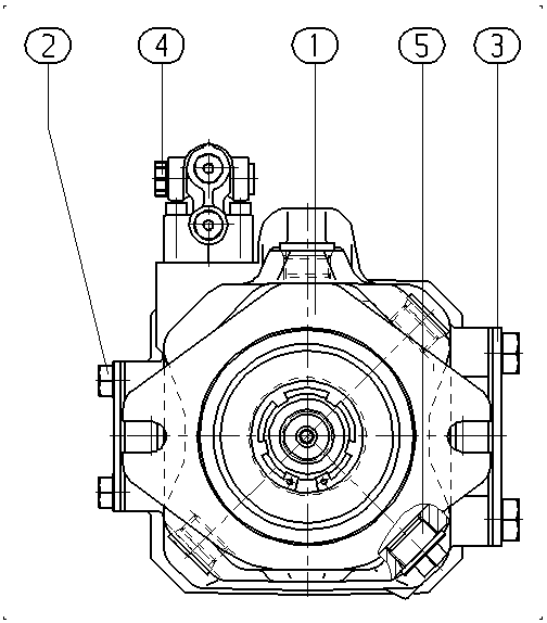 AL A10V O 60 DFR1/52R-PUC62N00 -S1513 — Zeichnung