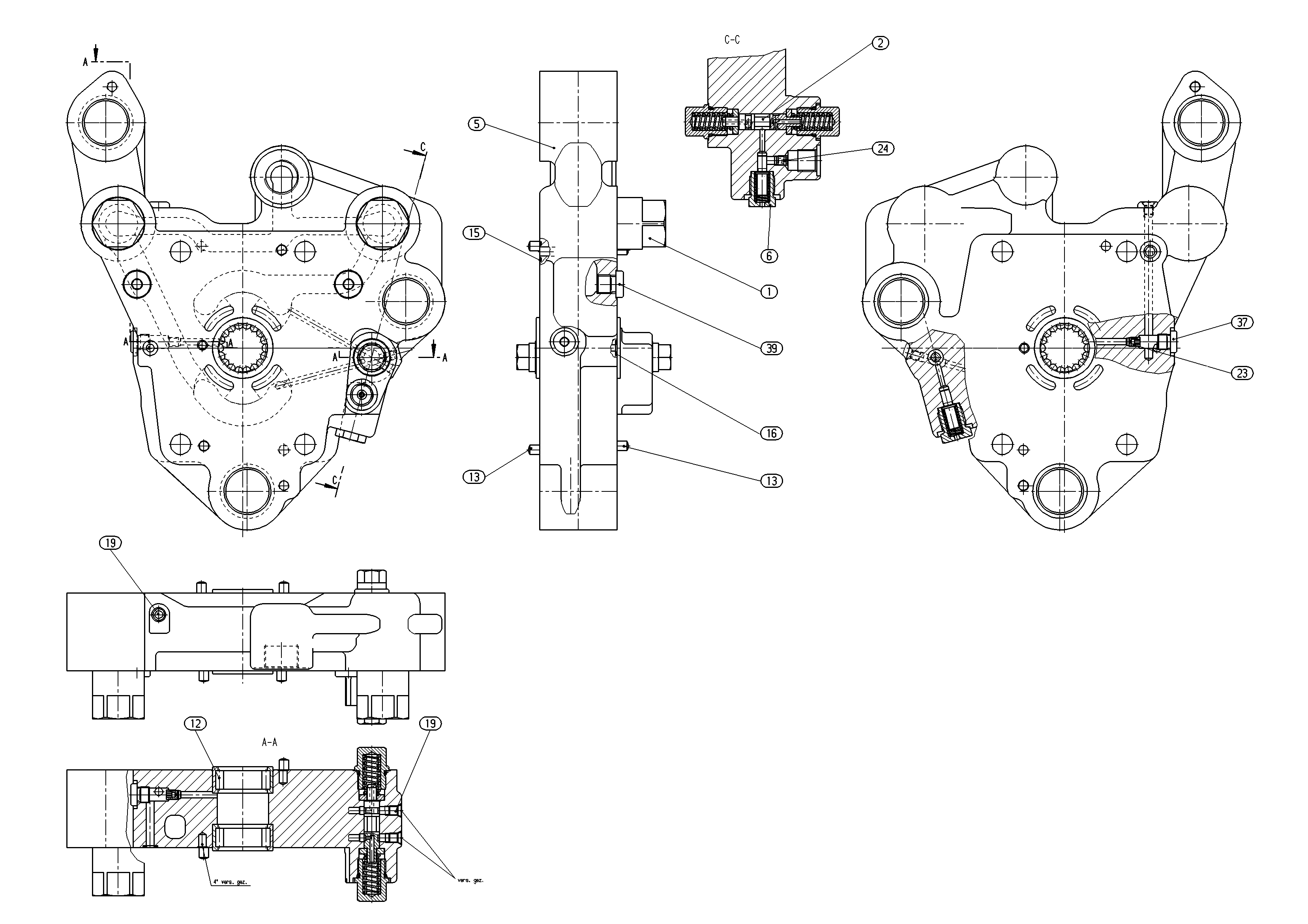 ANPL, A4VG40+A4FM40-MW5 23115.0006 — Zeichnung