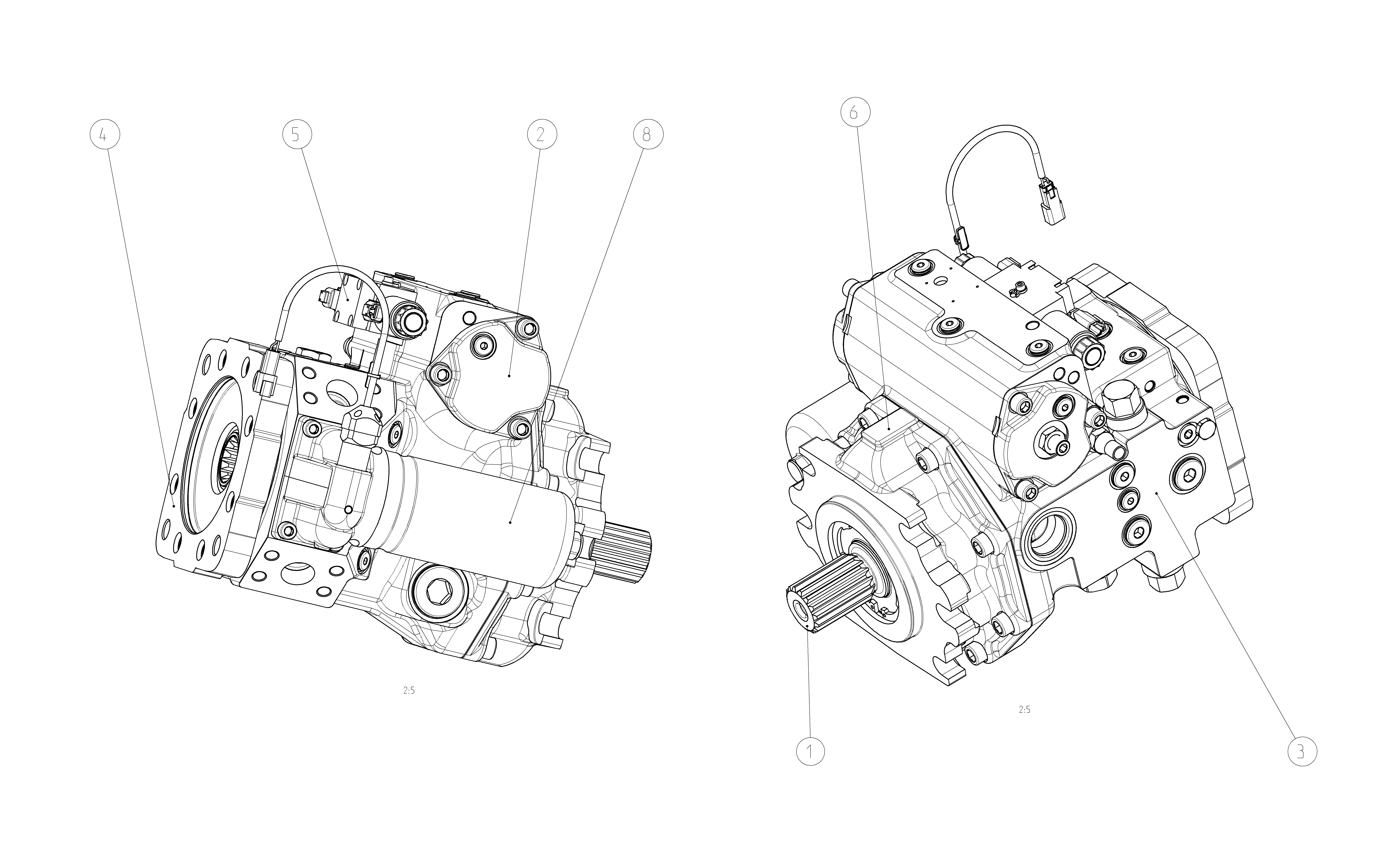AXIAL-PISTON PUMP — Zeichnung
