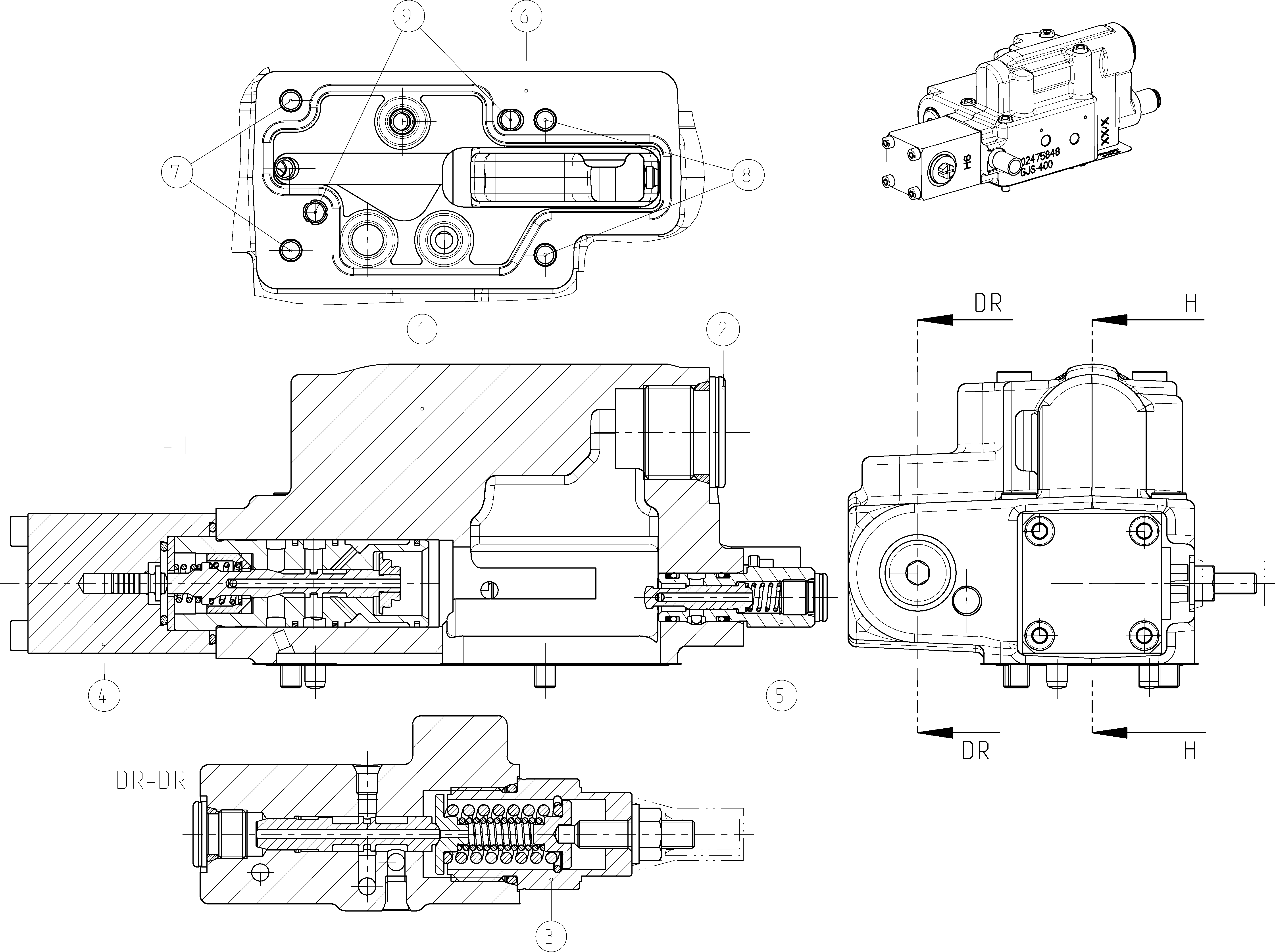 CONTROL VALVE — Zeichnung