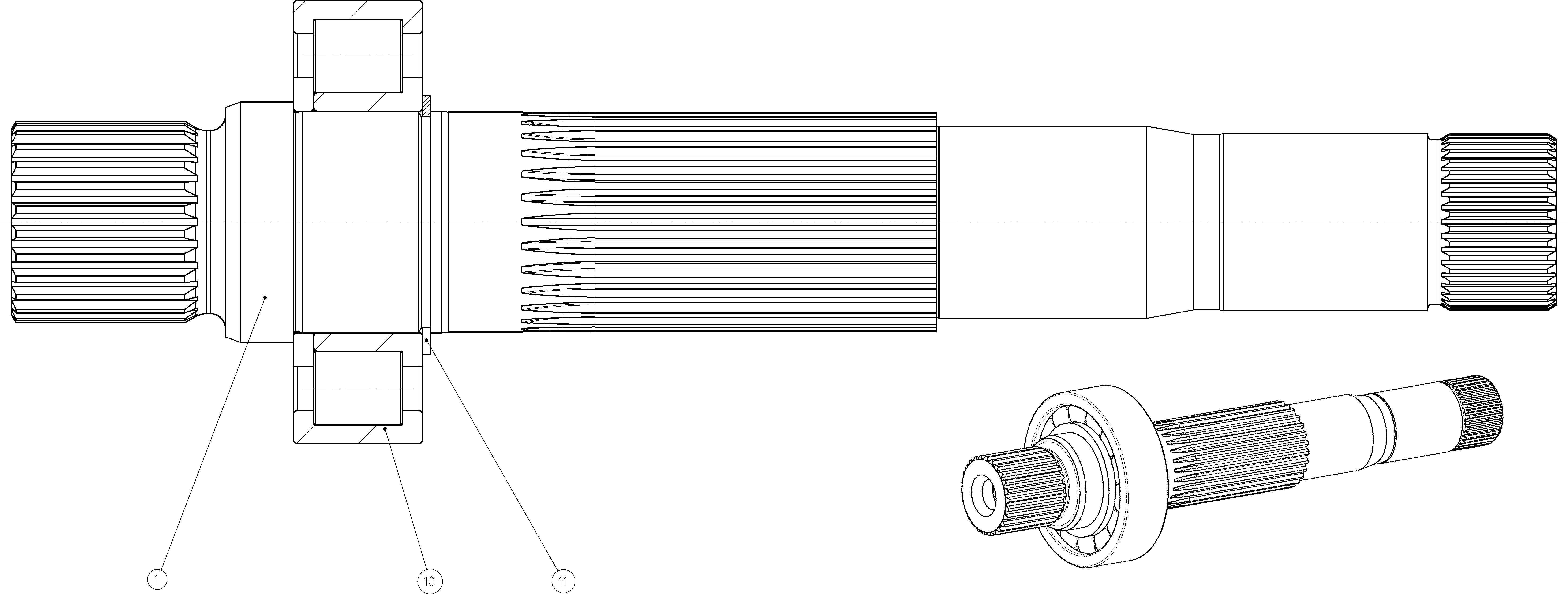 DRIVE SHAFT — Zeichnung
