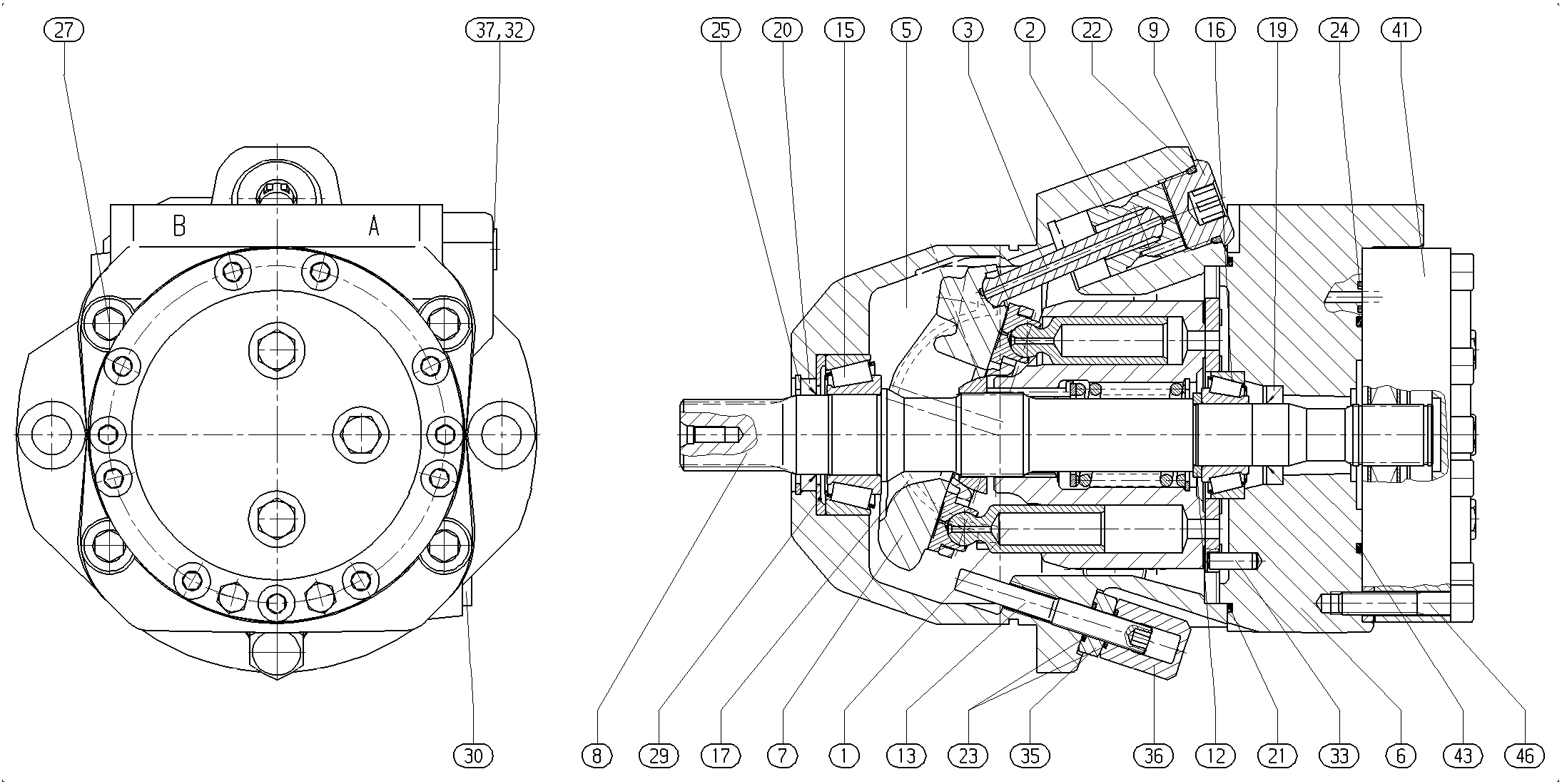 GA10VE45DG/52W1-VRF68B010-S1003 — Zeichnung