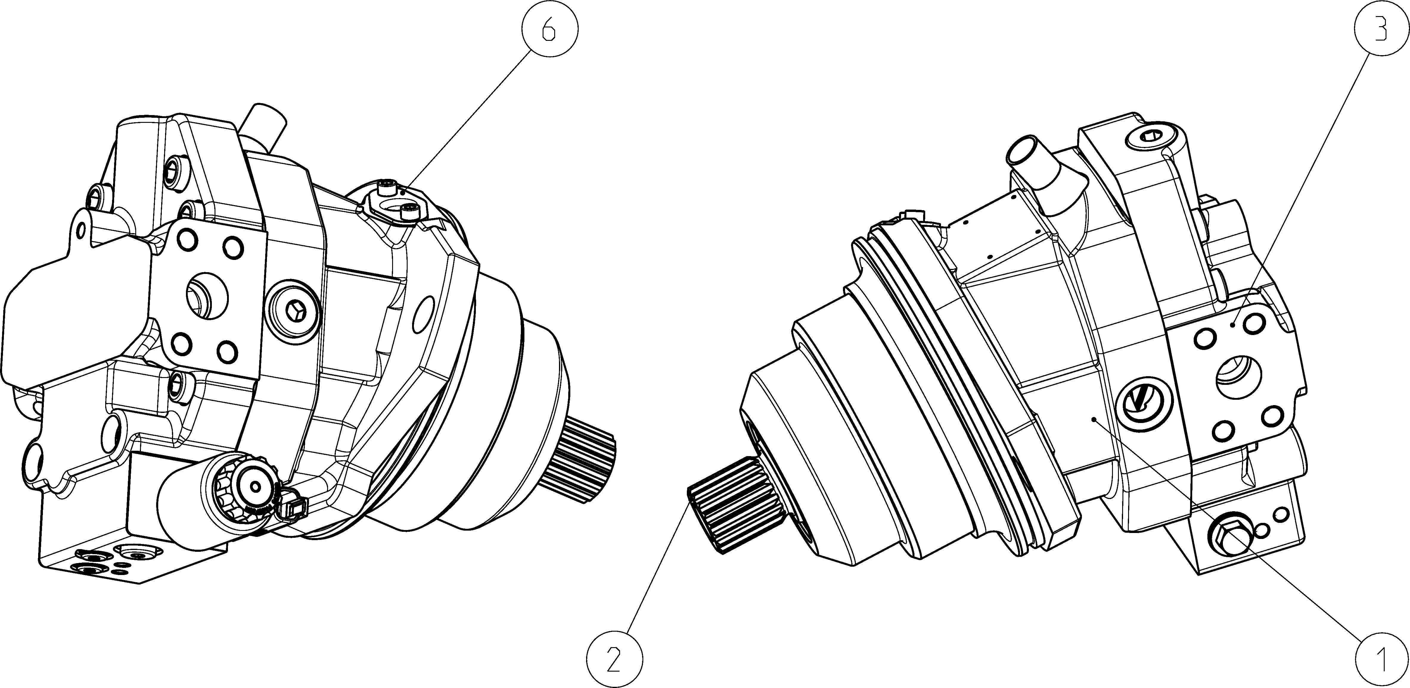 A6VE080EZ700P001B/65NWV0Y2Z920F-0 — Zeichnung