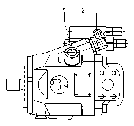 AAA10VO45DFR1/50L-PSC12N00 — Zeichnung