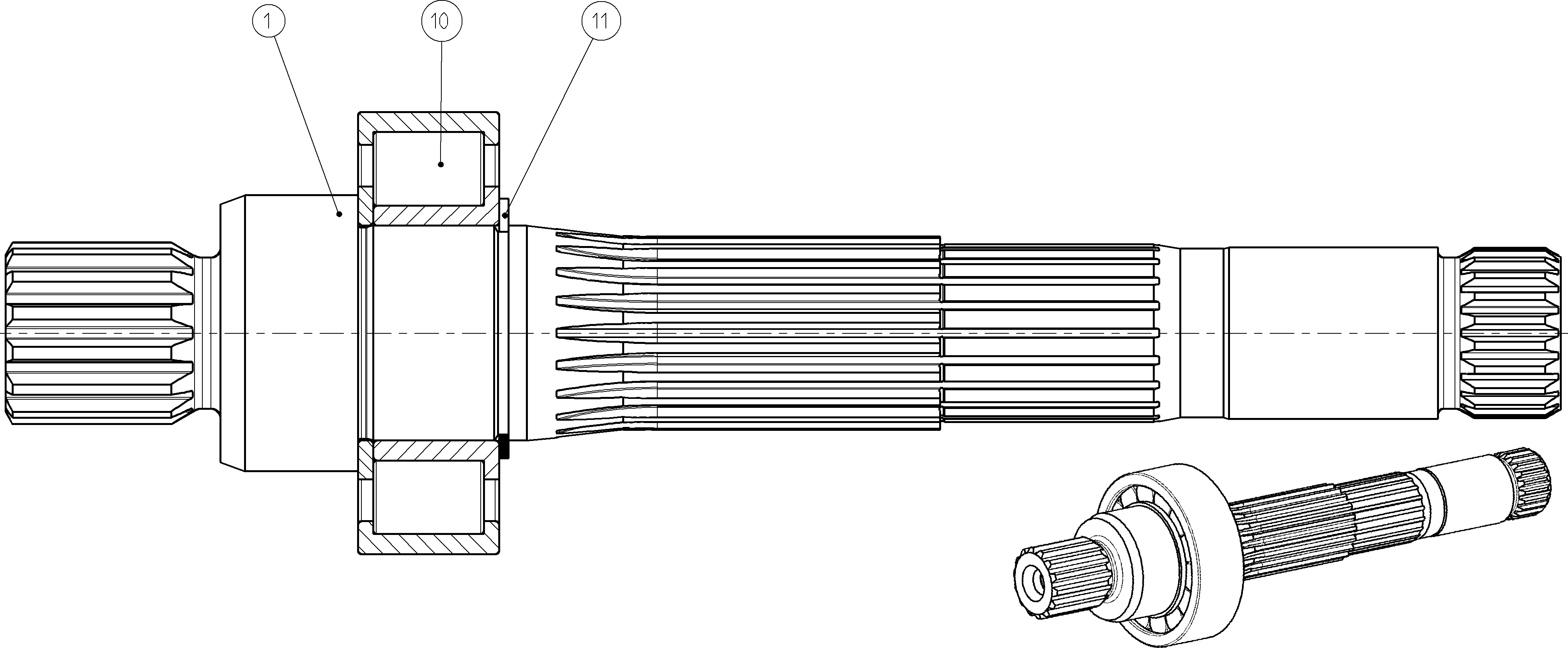 DRIVE SHAFT — Zeichnung