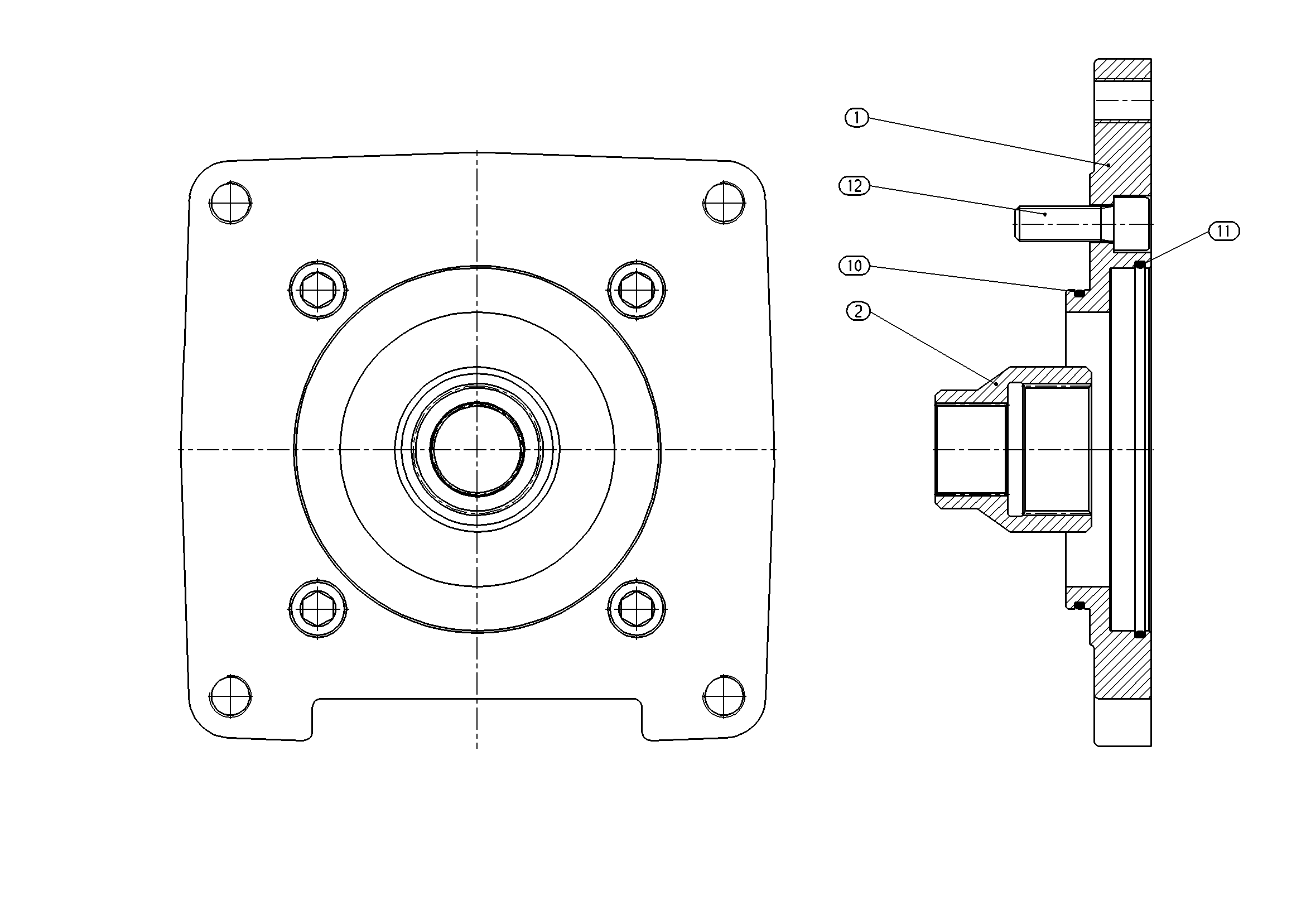 BELL HOUSING — Zeichnung