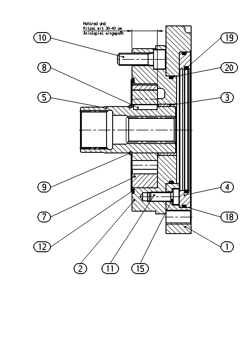 INTERNAL GEAR PUMP — Zeichnung
