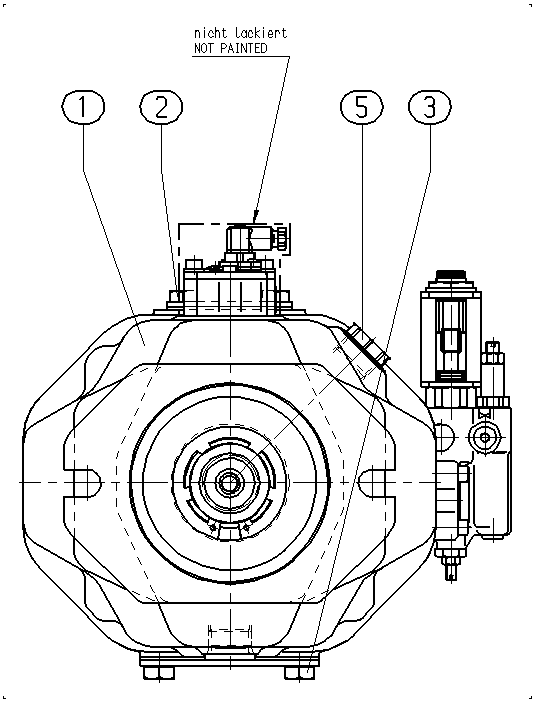 AP A10V O140ED 74/31R-VWC62N00P -SO805 — Zeichnung