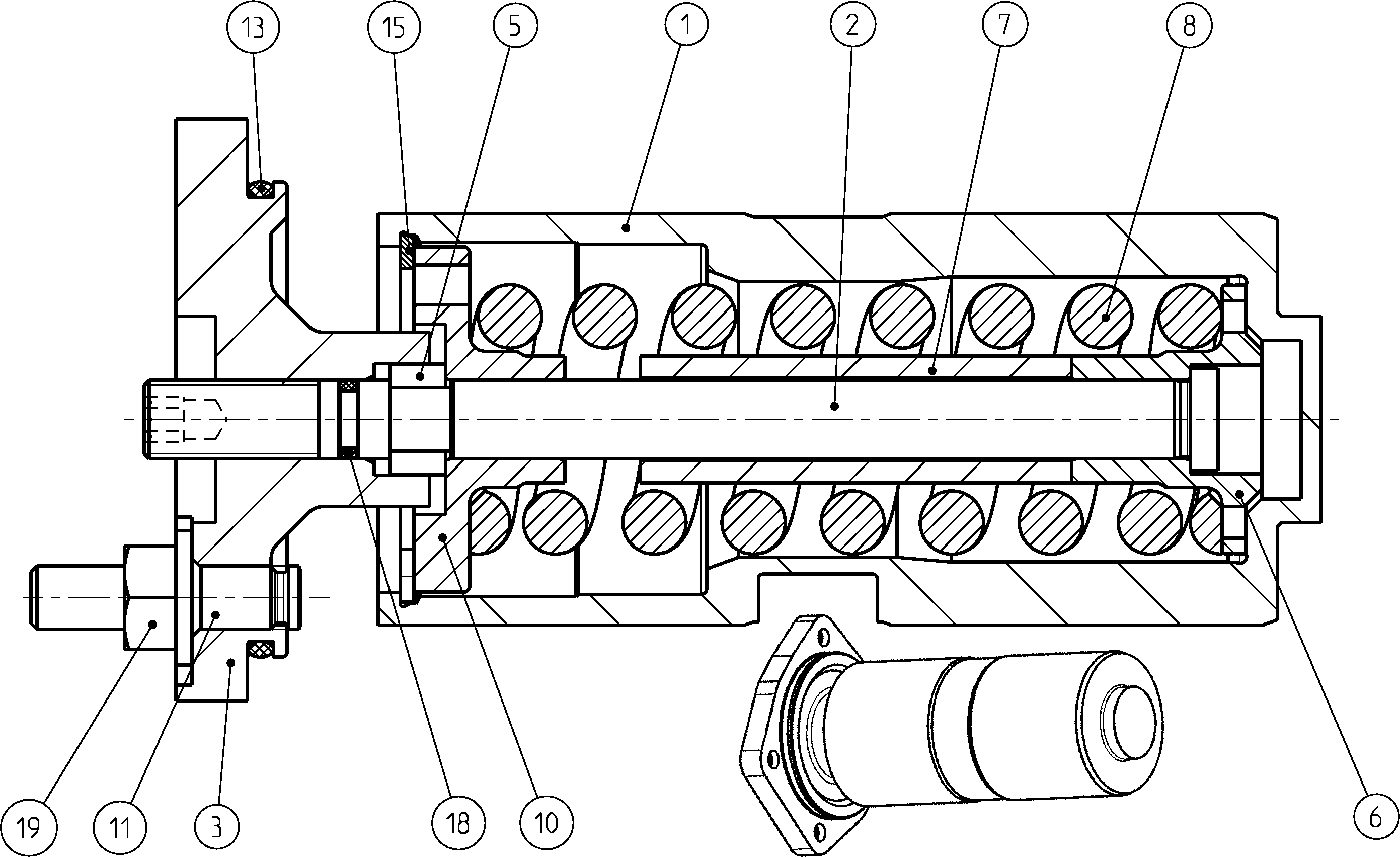 POSITIONING PISTON — Zeichnung