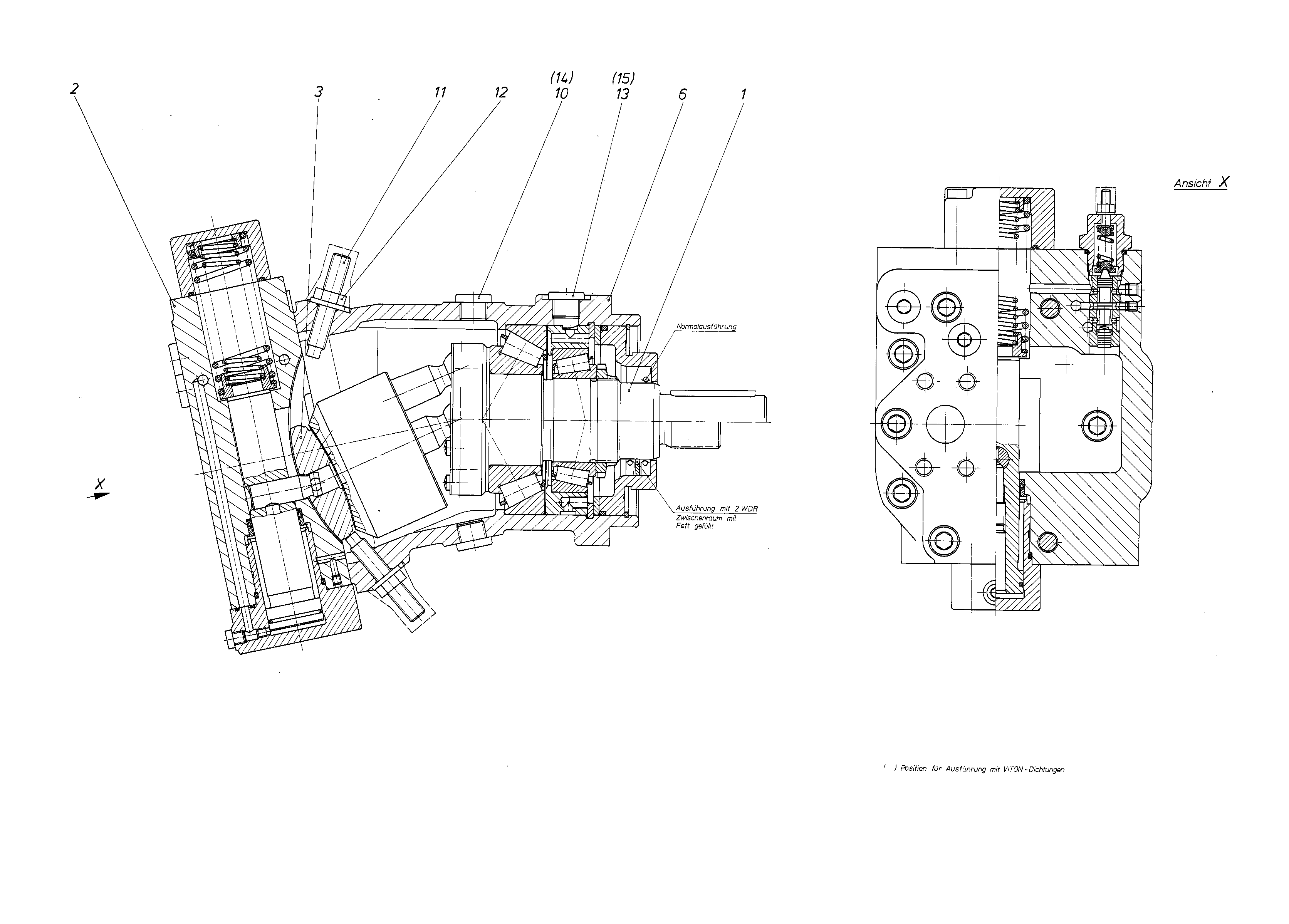 V-PUMPEA7VO28DR/60L-PZB1*G* — Zeichnung