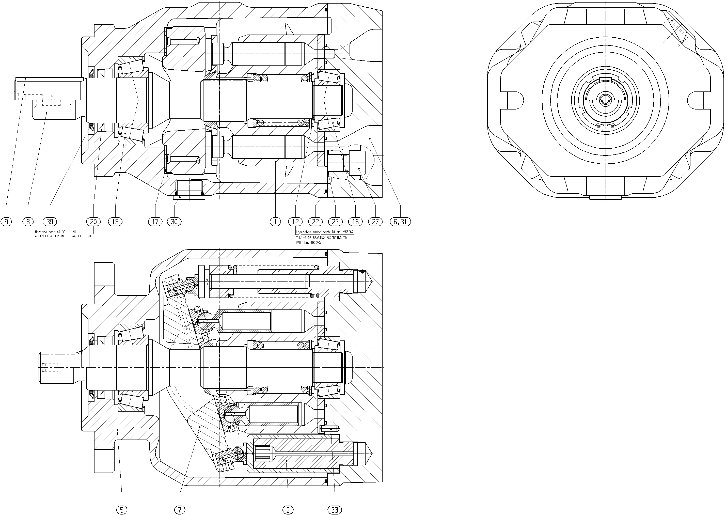 G A10V O100 OV /31R-PKC61N00 -S2670 — Zeichnung