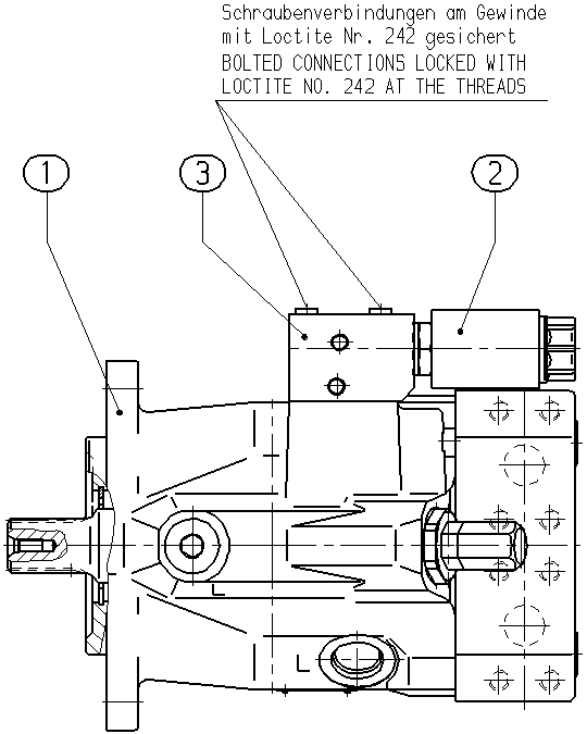 A A10V M 63 EZ1 /52W1-VWC60N000 -S1299 — Zeichnung