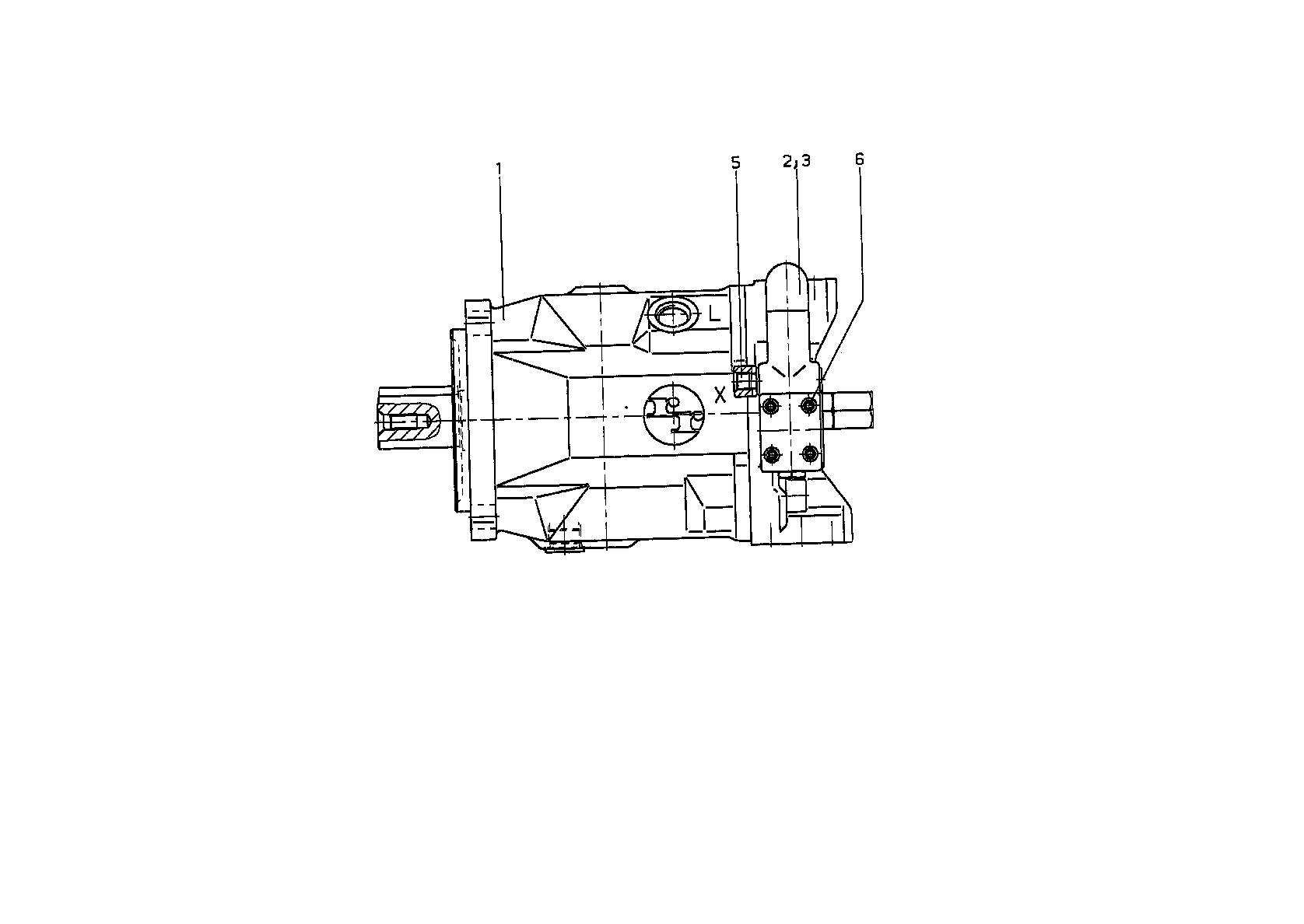 AXIAL-PISTON PUMP — Zeichnung