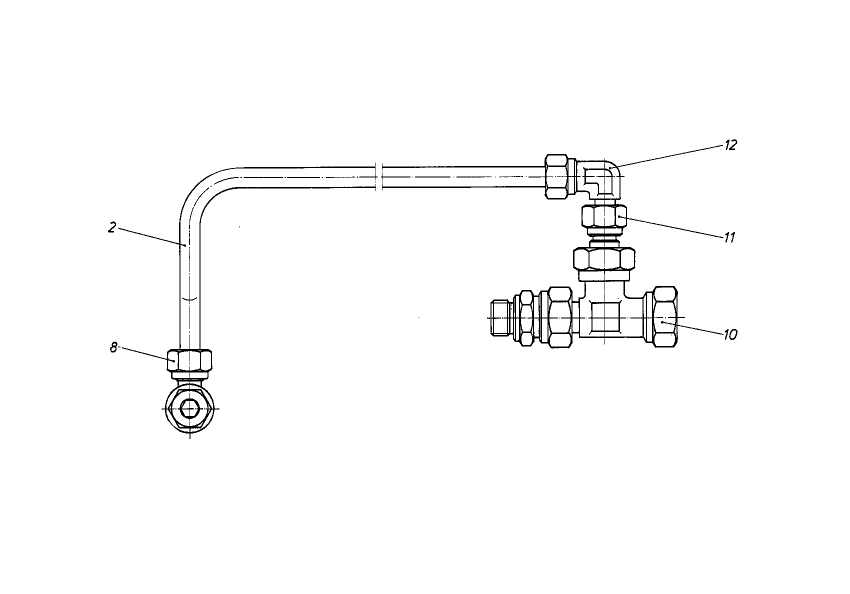 HYDRAULIC LINE — Zeichnung