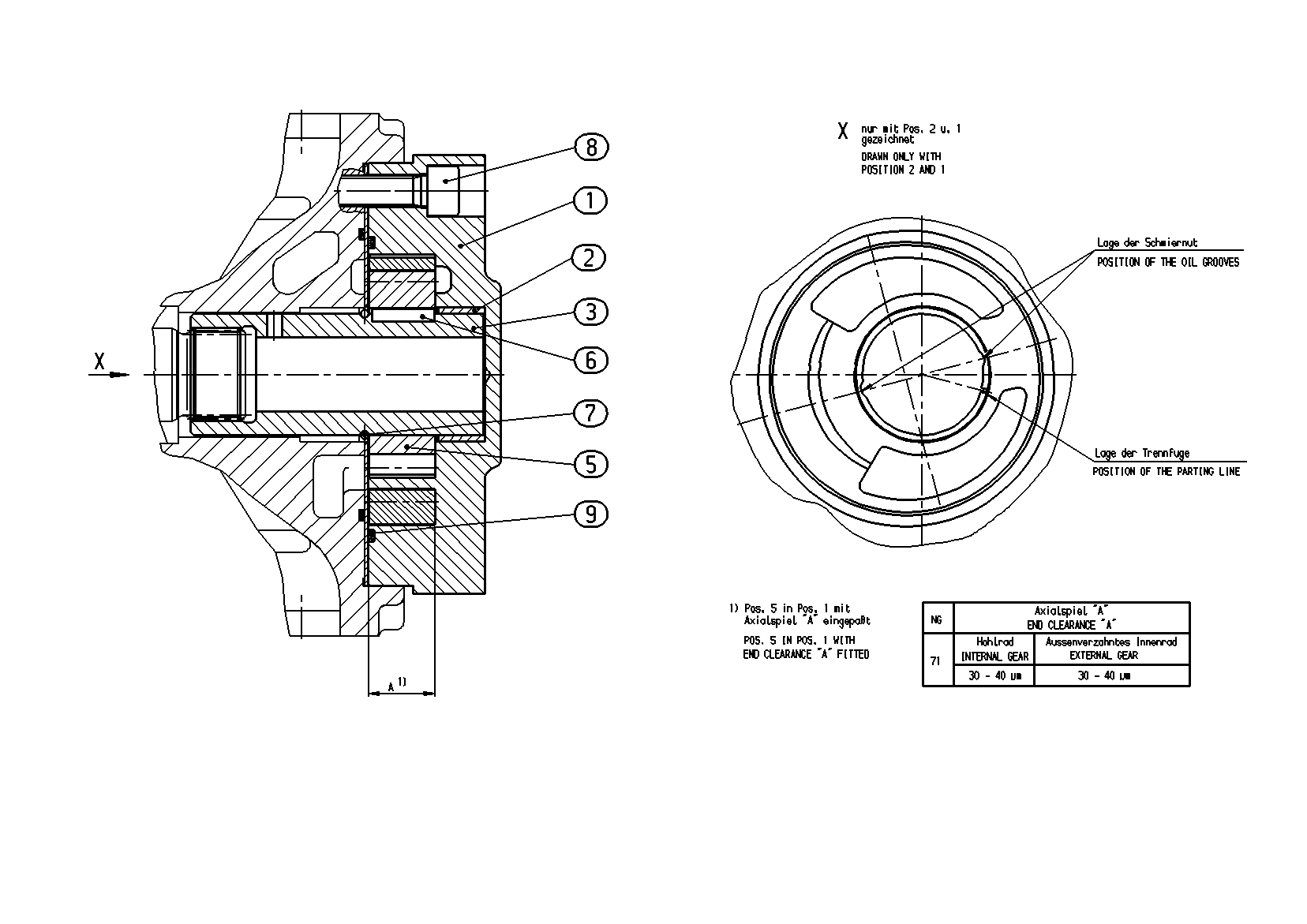 INTERNAL GEAR PUMP — Zeichnung
