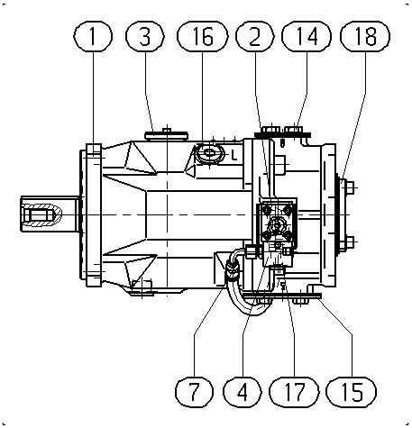 A A10VSO140 DFEH/31R-PPB12K52 -SO487 — Zeichnung