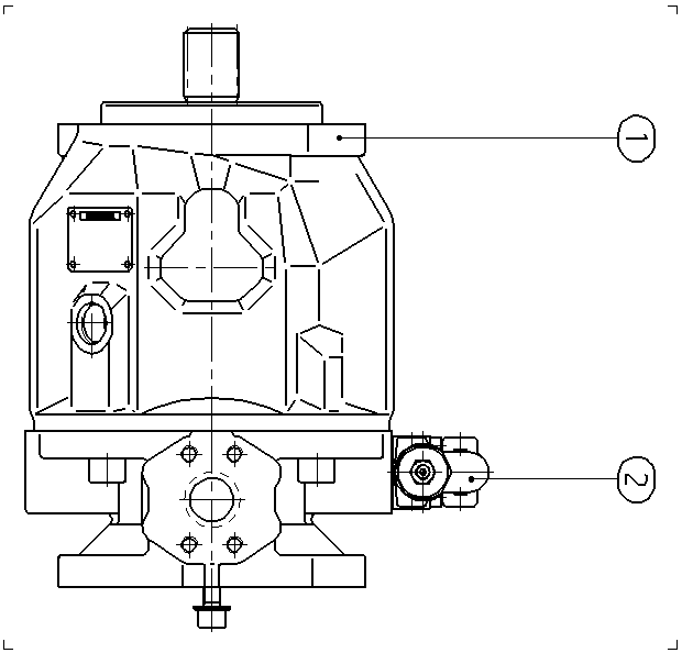 A AA10VSO 71 DR /31L-VSC92K03 — Zeichnung